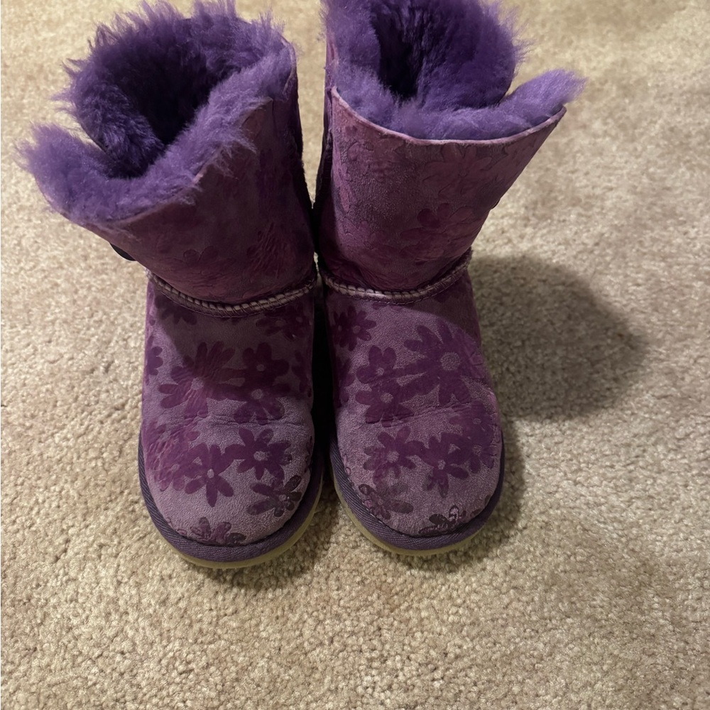 UGG Kids Purple Boots